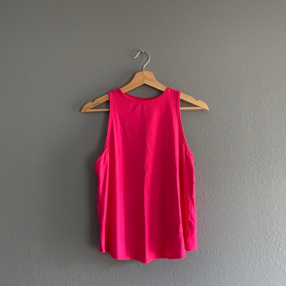 Hylete | Hot Neon Pink Split Back Tank Women’s Sz S